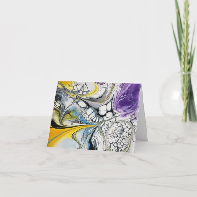 Carte de remerciements. (Devant)