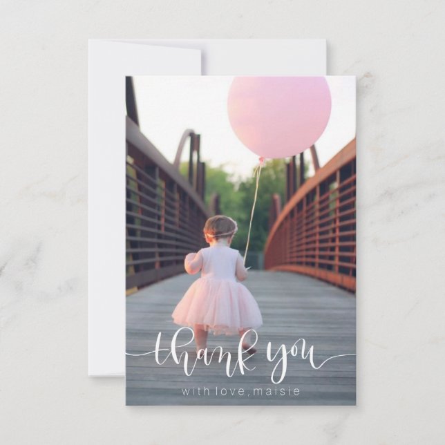 Carte de remerciements (Devant)