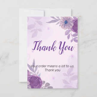 Carte de remerciements