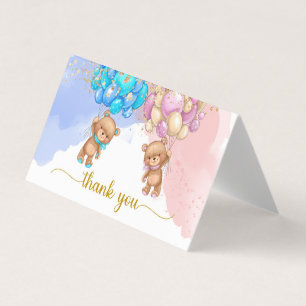 Carte de remerciements