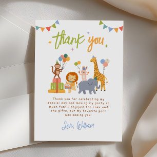 CARTE DE REMERCIEMENTS 