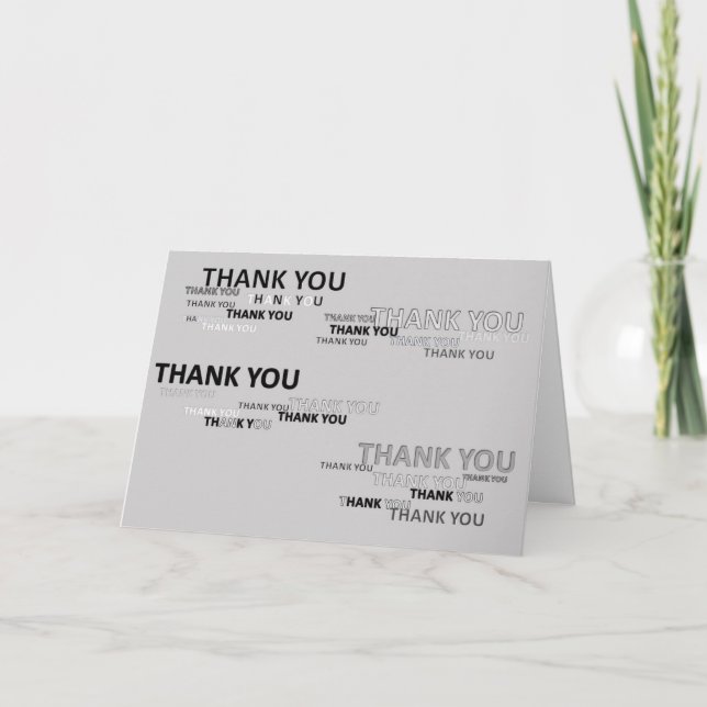 Carte de remerciements (Devant)