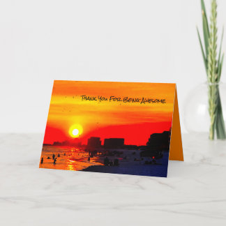 Carte de remerciements