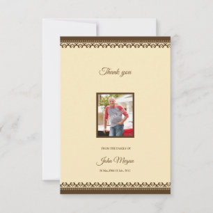 Carte de remerciements