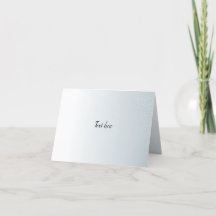 Carte de remerciements