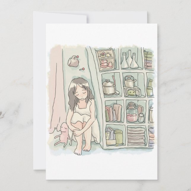 CARTE DE REMERCIEMENTS さむななじ (Devant)