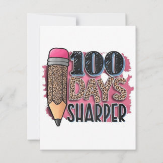 Carte De Remerciements 100 articles pour 100 jours d'école