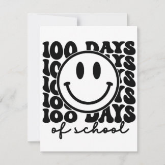 Carte De Remerciements 100 articles pour 100 jours d'école