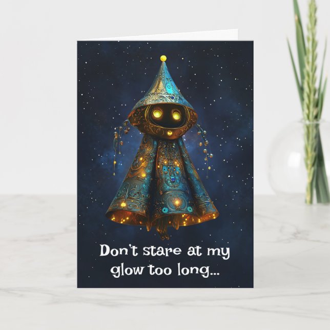 Carte De Remerciements *~* 14 Jeu de Feu Whimsical Funny Magical Christma (Devant)