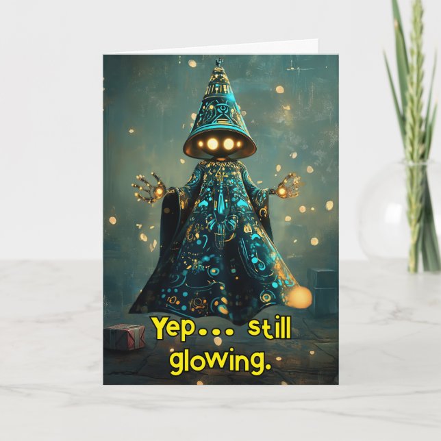 Carte De Remerciements *~* 16 Jeu de Feu Whimsical Funny Magical Christma (Devant)