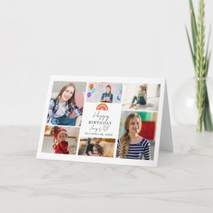 Carte De Remerciements 18e Cadeau Photo Anniversaire Rainbow 6 Nom