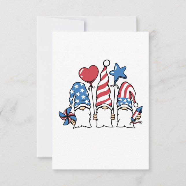 Carte De Remerciements 4 juillet (Devant)