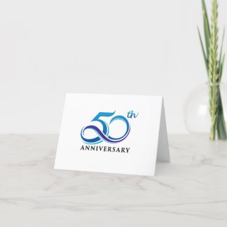 Carte De Remerciements 50e anniversaire