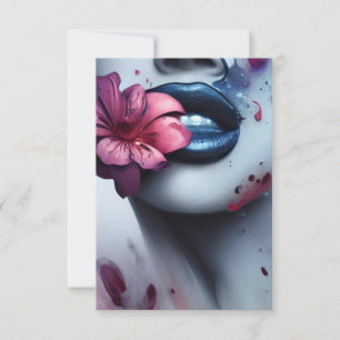 Carte De Remerciements 8,9 cm x 12,7 cm Tarjeta de agradecimiento plana