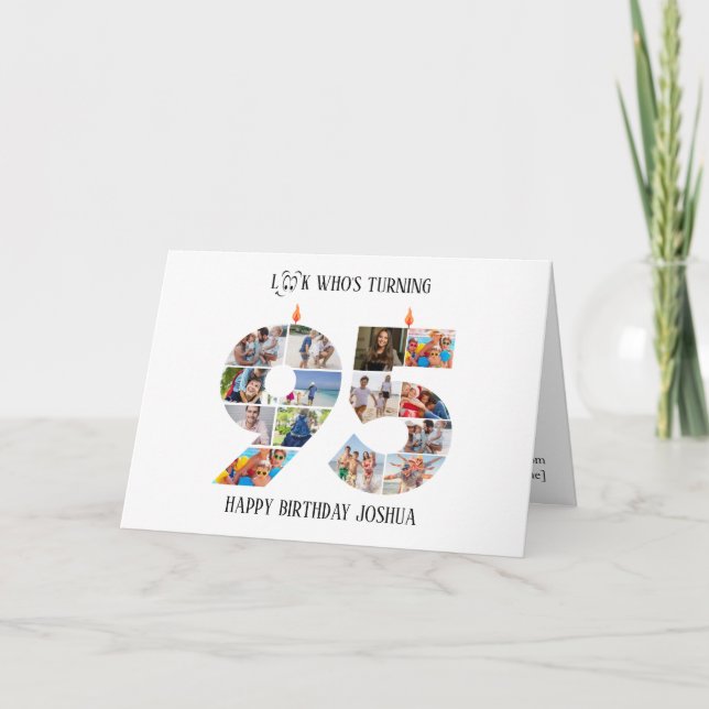 Carte De Remerciements 95th Birthday Photo Card (Devant)