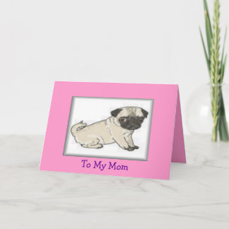 Carte De Remerciements À la maman