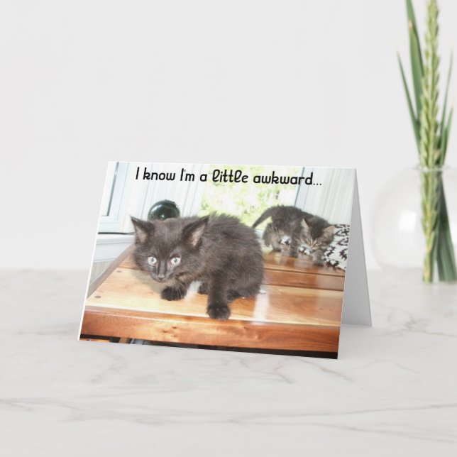 Carte De Remerciements A little awkward (Devant)