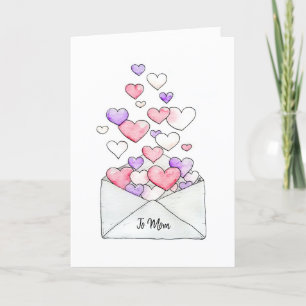 Carte De Remerciements A maman de l'autre côté des Miles !