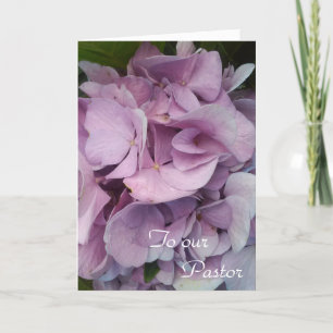 Carte De Remerciements À notre pasteur