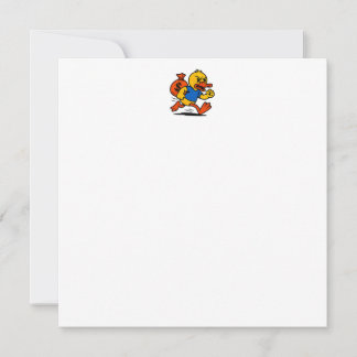 Carte De Remerciements A POP ART STYLE THIEF DUCK Thank You Card