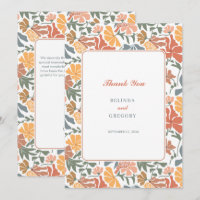 Abstrait Floral & Oiseaux Mi-siècle Mariage modern