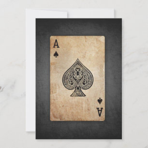 Carte De Remerciements Ace of spades