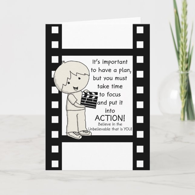 Carte De Remerciements Action (Devant)