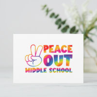 Adieu collège Tie Dye Dernier jour d'école