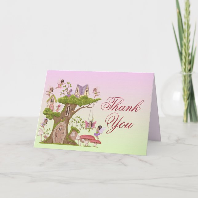 Carte De Remerciements Afro American Baby Shower Thank (Devant)