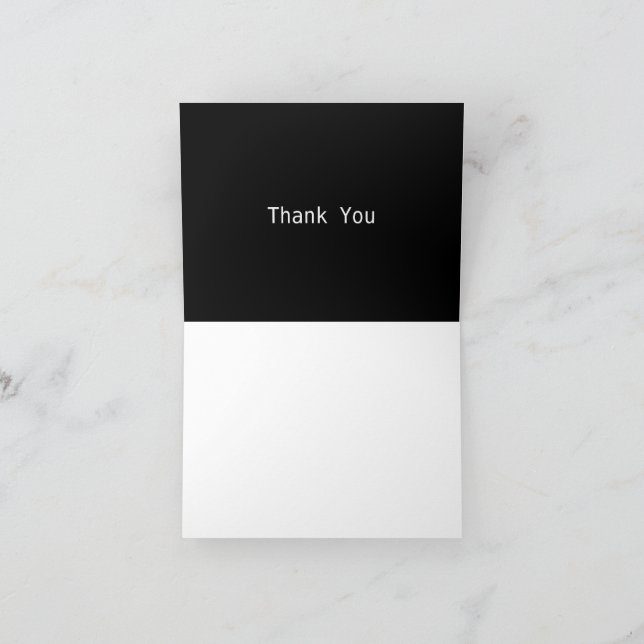 Carte De Remerciements Agent de cybersécurité (Intérieur)