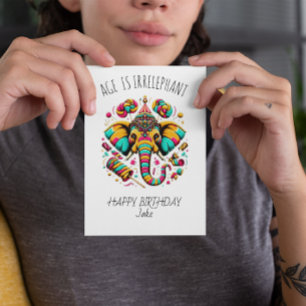 Carte De Remerciements Âges irréductibles, Joyeux Jake Anniversaire