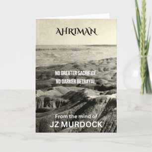 Carte De Remerciements Ahriman - Scénario de science-fiction