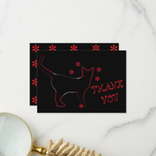 Carte De Remerciements ailurophiles Amoureux de les chats