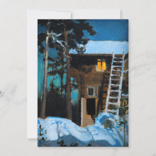 Carte De Remerciements Akseli Gallen-Kallela - Kalela en hiver