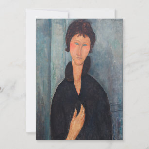 Carte De Remerciements Amedeo Modigliani - Femme aux yeux bleus