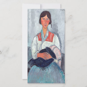 Carte De Remerciements Amedeo Modigliani - Femme tzigane avec bébé