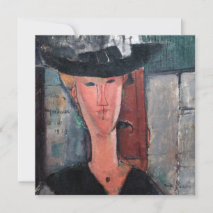 Carte De Remerciements Amedeo Modigliani - Madame Pompadour