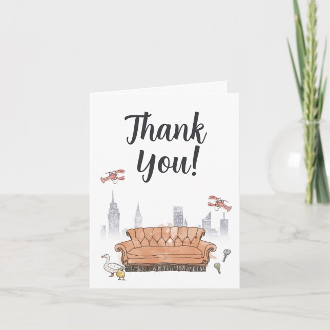 Carte De Remerciements AMIS™ | Central Perk (Devant)