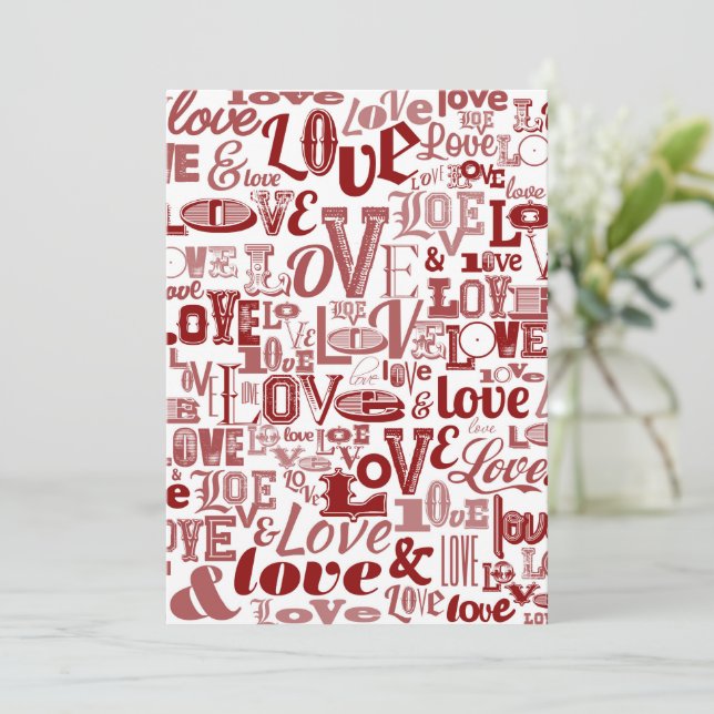 Carte De Remerciements Amour 6 (Debout devant)