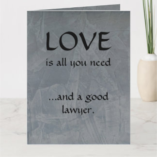 Carte De Remerciements Amour Et Bon Avocat Grand
