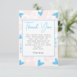 Carte De Remerciements Amoureux BABY SHOWER