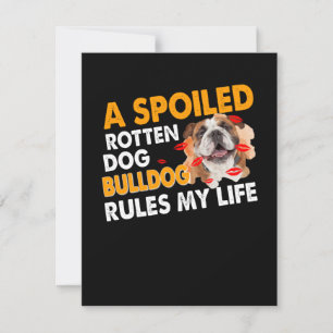 Carte De Remerciements Amoureux des chiens  Un chien pourri en peluche gâ