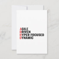 Amusant Adhd Agile Driven Hyper Focused Dynamic Do