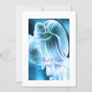Carte De Remerciements Angle bleu