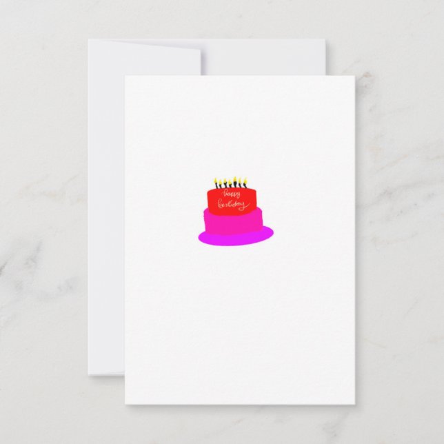 Carte De Remerciements Anniversaire! (Devant)