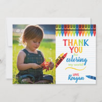 Anniversaire Coloré aux Crayons pour Enfants