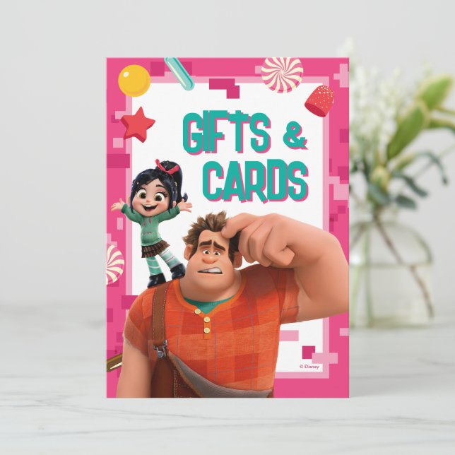 Carte De Remerciements Anniversaire de Vanellope (Debout devant)