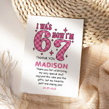 Anniversaire drôle des 7 ans | Fête « J'avais 6 an