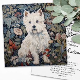 Carte De Remerciements Anniversaire du Terrier blanc de West Highland