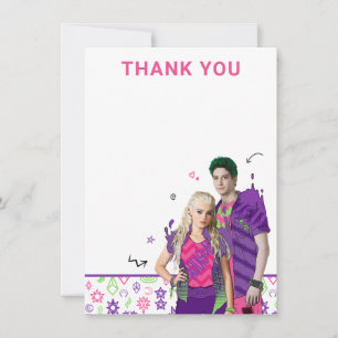 Carte De Remerciements Anniversaire Enfants Disney Zombies